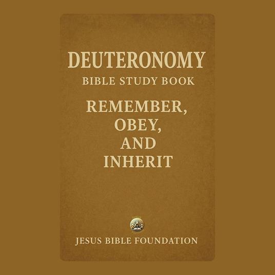 Deuteronomy Bible Study Book
