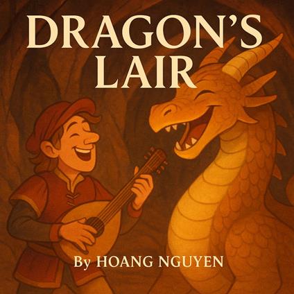 Dragon's Lair Echoing with Laughter's Echo: A Cavern Queen's Joy in the Company of the Lighthearted Bard