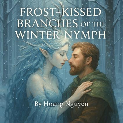 Frost-Kissed Branches of the Winter Nymph: A Forester's Gentle Awakening with the Snow Sprite in the Silver Forest