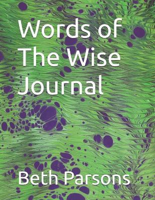 Words of The Wise Journal - Beth Parsons - cover