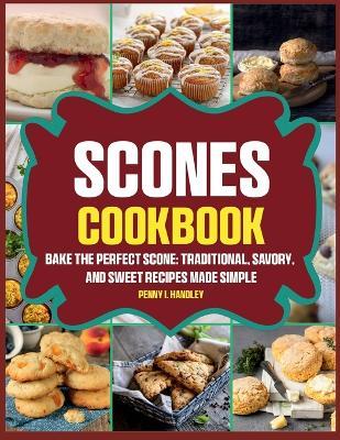Scones Cookbook: Bake the Perfect Scone: Traditional, Savory, and Sweet Recipes Made Simple - cover