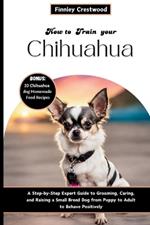How to Train Your Chihuahua: Step-by-Step Expert Guide to Grooming, Caring, and Raising a Small Breed Dog from Puppy to Adult to Behave Positively