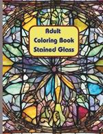 Adult Coloring Book Stained Glass