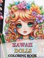 Kawaii Doll Coloring Book: Unleash Creativity with 42 Unique Kawaii Girl Icon Designs
