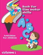 book for fine motor skills: Activities for children