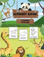 Alphabet Safari: A Coloring Adventure: Coloring Book