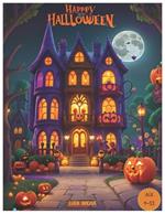 Happpy Hallloween: A Coloring Book for Kids