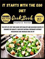 It Starts with the Egg Diet cookbook: The Step-by-Step Food Guide with Healthy and Delicious Recipes to Enhance Egg Quality, Facilitate Natural Pregnancy without Miscarriage and Increase Odds in IF