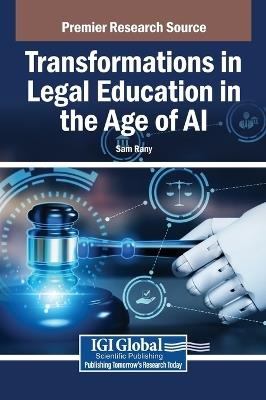 Transformations in Legal Education in the Age of AI - cover