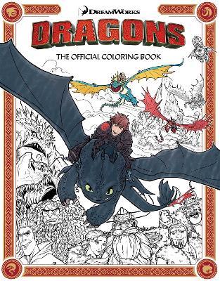 DreamWorks Dragons: The Official Coloring Book - Insight Editions - cover