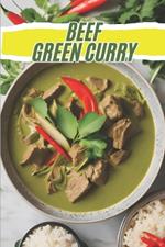 Beef green curry: 