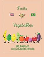 Fruits and Vegetables: Colouring book