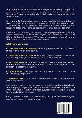 Python Programming for Beginners - Philomena Ogoh - cover