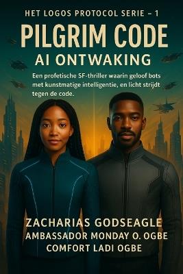 PILGRIM CODE - AI Awakening (DE LOGOS PROTOCOL-serie - Boek 1): Een profetische sciencefictionthriller waarin geloof botst met kunstmatige intelligentie, en licht strijdt tegen de code - Zacharias Godseagle,Ambassador Monday O Ogbe,Comfort Ladi Ogbe - cover