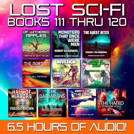 Lost Sci-Fi Books 111 thru 120