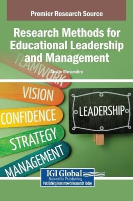 Research Methods for Educational Leadership and Management - cover