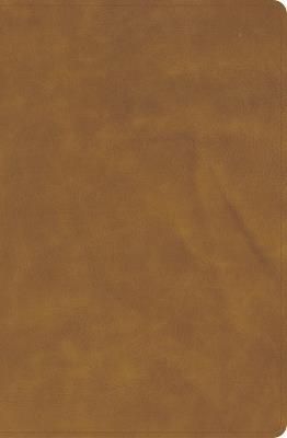 CSB Giant Print Bible, Holman Handcrafted Collection, Marbled Chestnut Premium Calfskin - Csb Bibles by Holman - cover