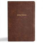 CSB Grace Bible, Brown Leathertouch (Dyslexia Friendly)