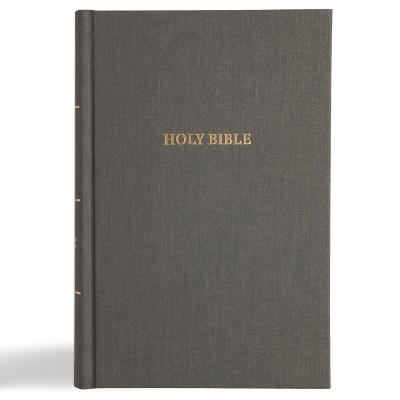 CSB Grace Bible, Charcoal Cloth Over Board (Dyslexia Friendly) - 2k/Denmark,Csb Bibles by Holman - cover