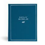 CSB Illustrator's Notetaking Bible, Large Print Edition, Deep Caribbean Blue Cloth Over Board
