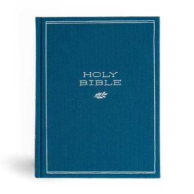 CSB Illustrator's Notetaking Bible, Large Print Edition, Deep Caribbean Blue Cloth Over Board - Csb Bibles by Holman - cover