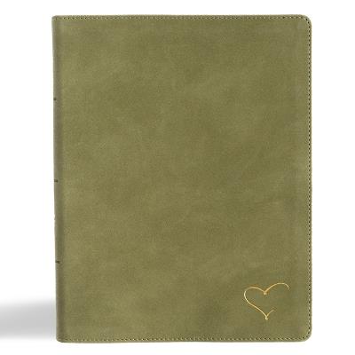 CSB Notetaking Bible, Revive Our Hearts Edition, Sage Suedesoft Leathertouch: With Prayers and Encouragement from Nancy DeMoss Wolgemuth - Csb Bibles by Holman - cover