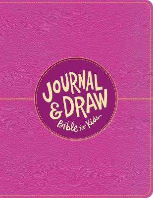 CSB Journal and Draw Bible for Kids, Pink Leathertouch - Csb Bibles by Holman - cover