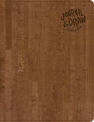CSB Journal and Draw Bible for Kids, Brown Cork Leathertouch - Csb Bibles by Holman - cover
