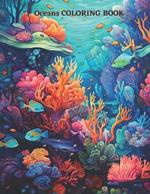 Oceans COLORING BOOK: 20 great coloring pages for kids and adults