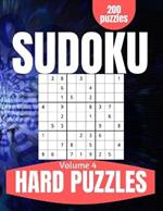Hard Sudoku Puzzles: Difficult Large Print Sudoku Puzzles for Adults and Seniors with Solutions