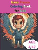 Nano Pranco Coloring Book For Kids Age 4-12