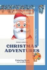 Coloring Christmas Adventures: Coloring Book