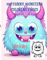 100 Funny monsters Coloring pages
