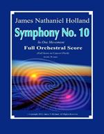 Symphony No. 10: In One Movement, Full Score (In Concert Pitch)