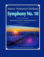 Symphony No. 10: In One Movement, Full Orchestral Score and Individual Instrument Parts