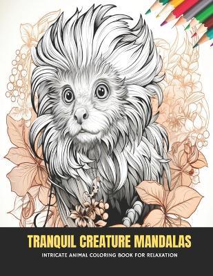 Tranquil Creature Mandalas: Intricate Animal Coloring Book for Relaxation, 50 Pages, 8.5 x 11 inches - Evan T Hale - cover