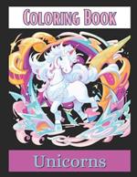 Coloring Book: Unicorns