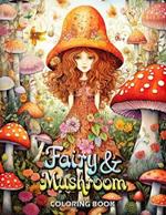 Fairy and Mushroom Coloring Book: Whimsical Wonders: Intricate Designs for Creative Minds
