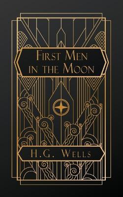 The First Men in the Moon - H G Wells - cover