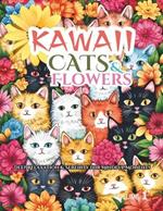 Stress Relief Kawaii Cats and Flowers: Deep Relaxation & Serenity for Mindful Moments / How many cats are hiding?