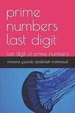 prime numbers last digit: last digit of prime numbers