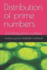 Distribution of prime numbers: Encircling prime numbers