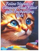 Feline Haven: A Coloring Book Filled with Enchanting Cats: Enchanting Cats