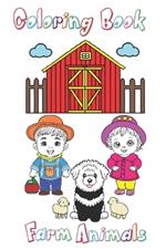 Coloring Book: Farm Animals