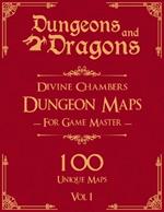 Dungeons and Dragons Divine Chambers Dungeon Maps for Game Masters Vol 1: 100 Unique Temple Maps and Stories for TTRPGs