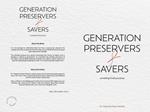 Generation Preservers and Savers, Unveiling God's Purpose