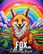Fox Coloring book: 50 Cute Images for Stress Relief and Relaxation