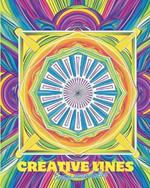 Creative lines - Easy mandalas: Mindfulness, calming, stress relief coloring activity for kids 6+ and seniors