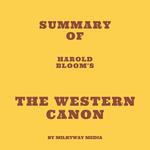 Summary of Harold Bloom's The Western Canon