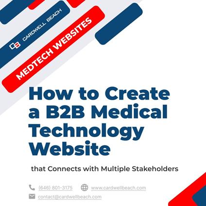 How to Create a B2B Medical Technology Website